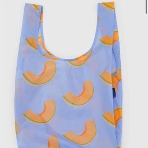 NWT Big BAGGU Vibrant Orange and Blue Reusable Bag